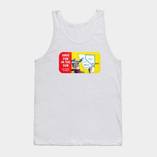 Vintage Las Vegas Tank Top by historicimage